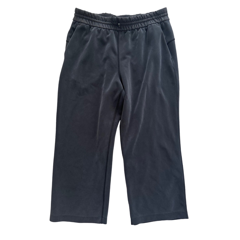 Lululemon Softstreme High Rise Straight Leg Crop Pant Black Size 12 W6BZXS